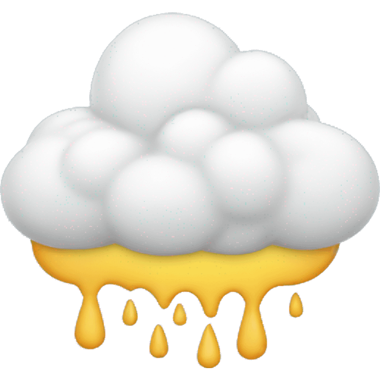 nube con lluvia emoji