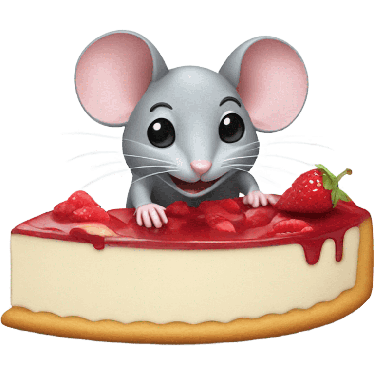 graymouse dragging a pi emoji