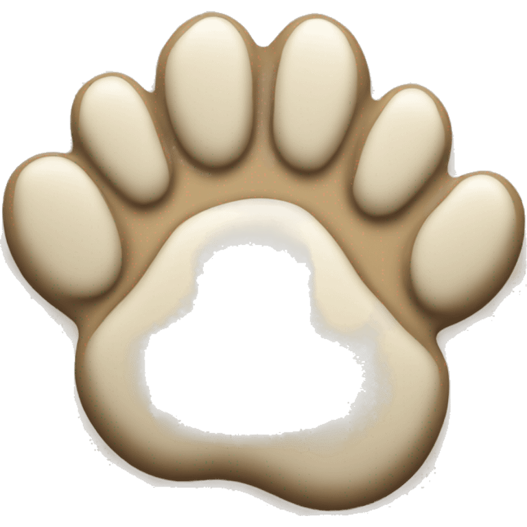 dog paw imprint emoji