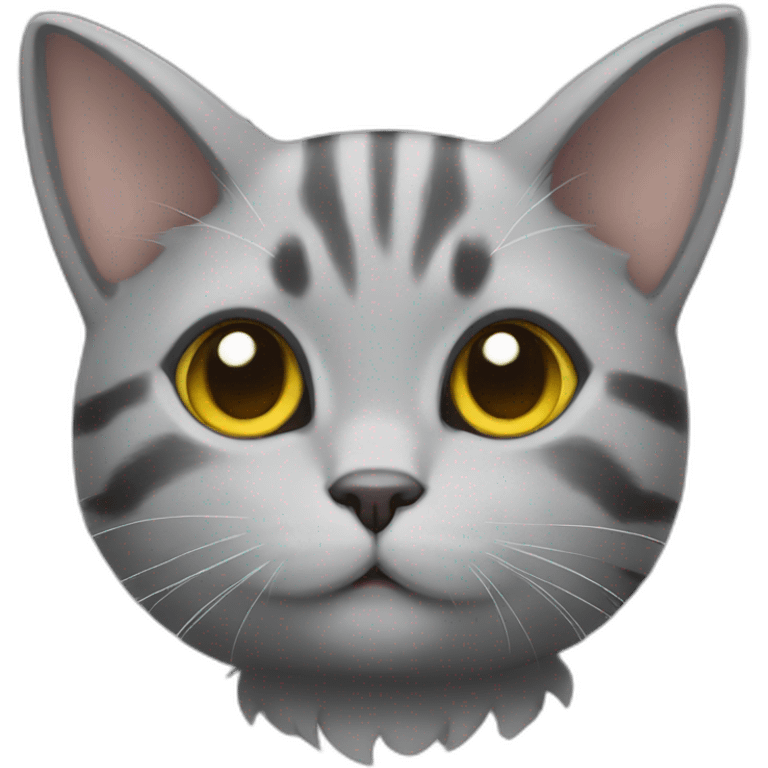 Pikachu grey cat emoji