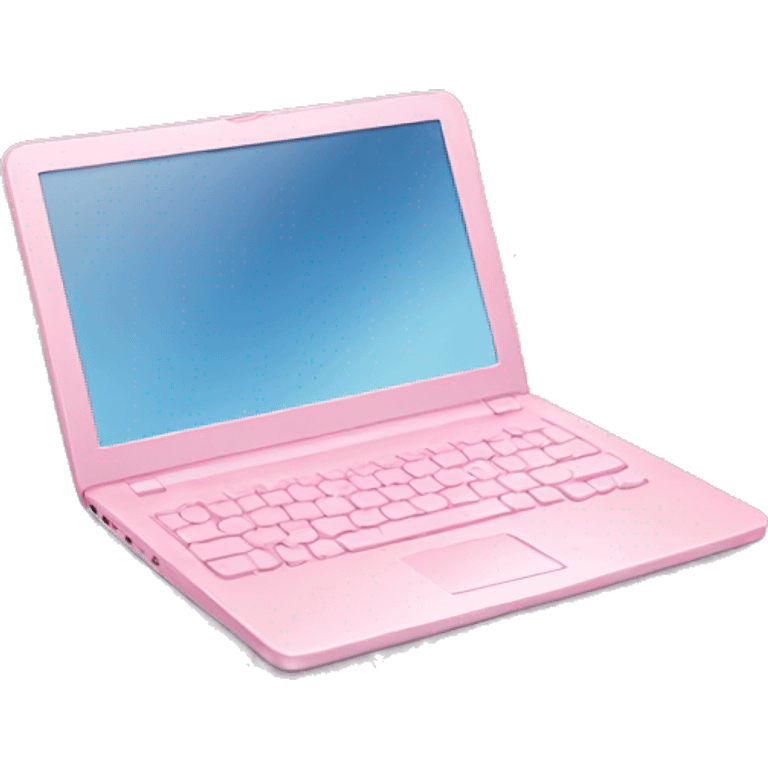 Light pink laptop emoji