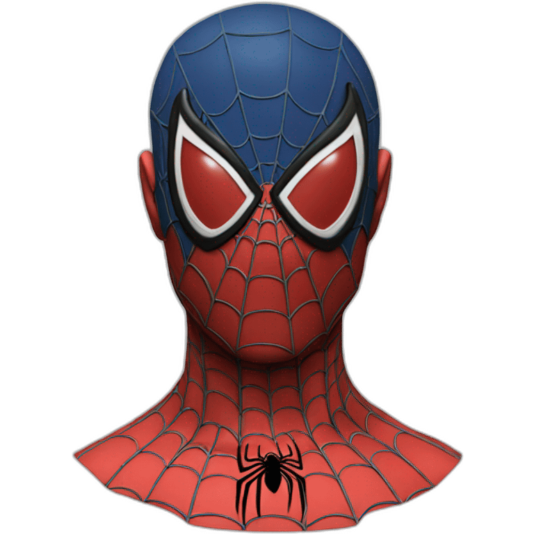 Spiderman bust emoji