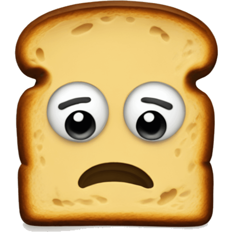 Sad Toast emoji