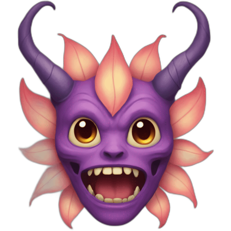 Flower demon emoji