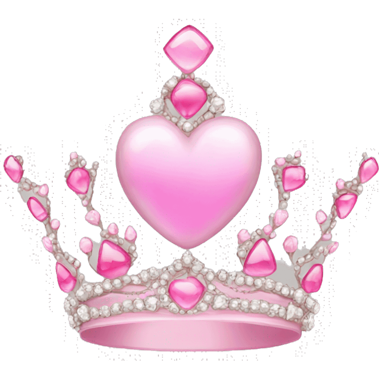 princess pink tiara emoji