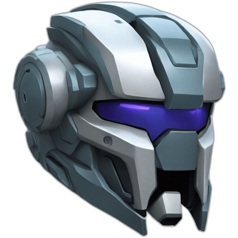 mecha storm helmet emoji