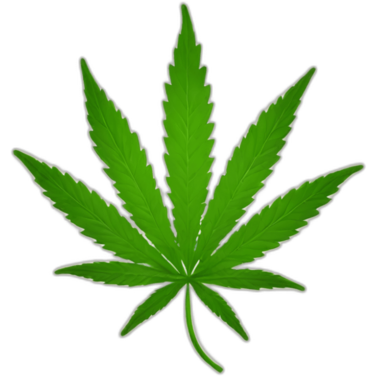 Cannabis leaf emoji