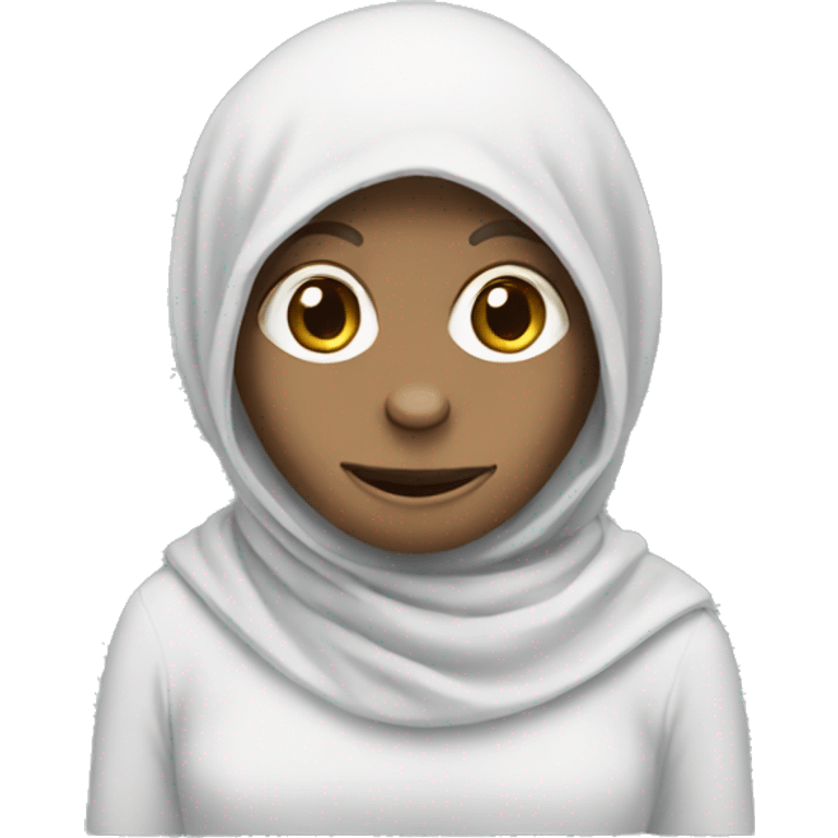 an animal monkey in a hijab. emoji