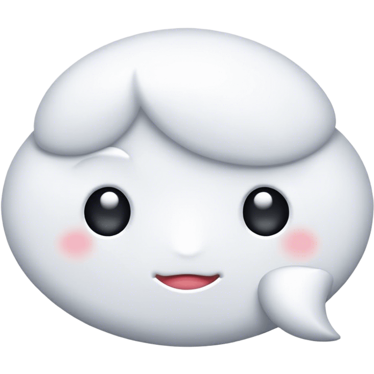 White piwder emoji