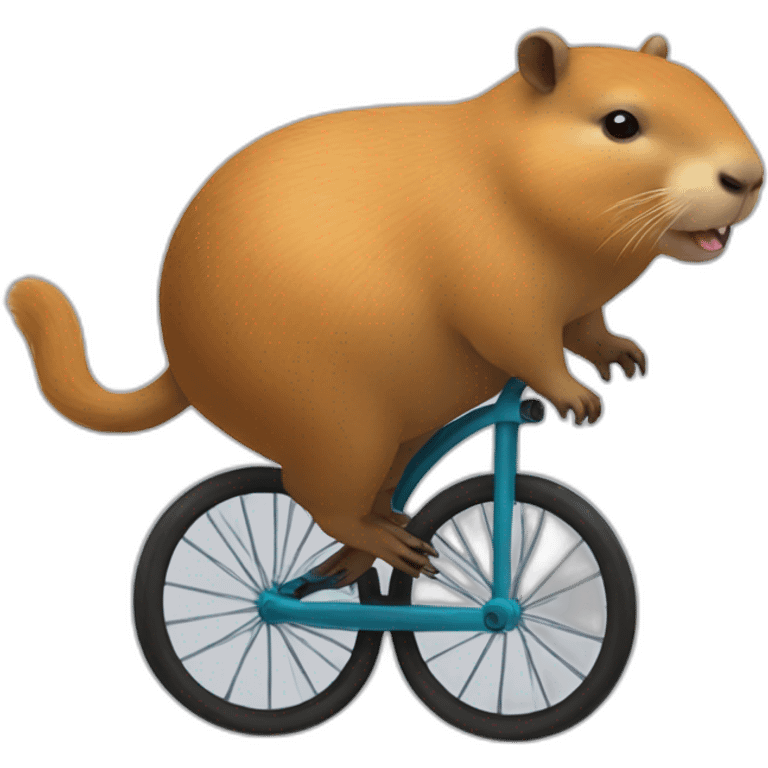 capybara on a unicycle emoji