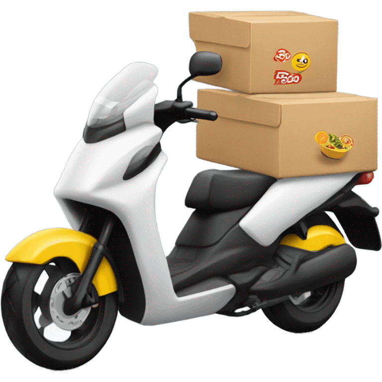 Tacos delivery moto  emoji