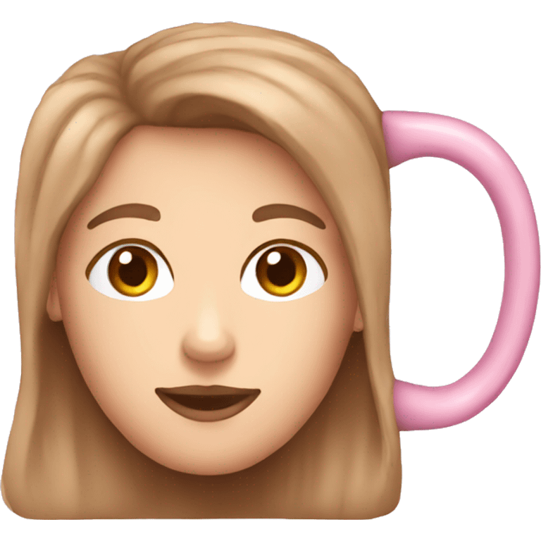 Light pink mug emoji