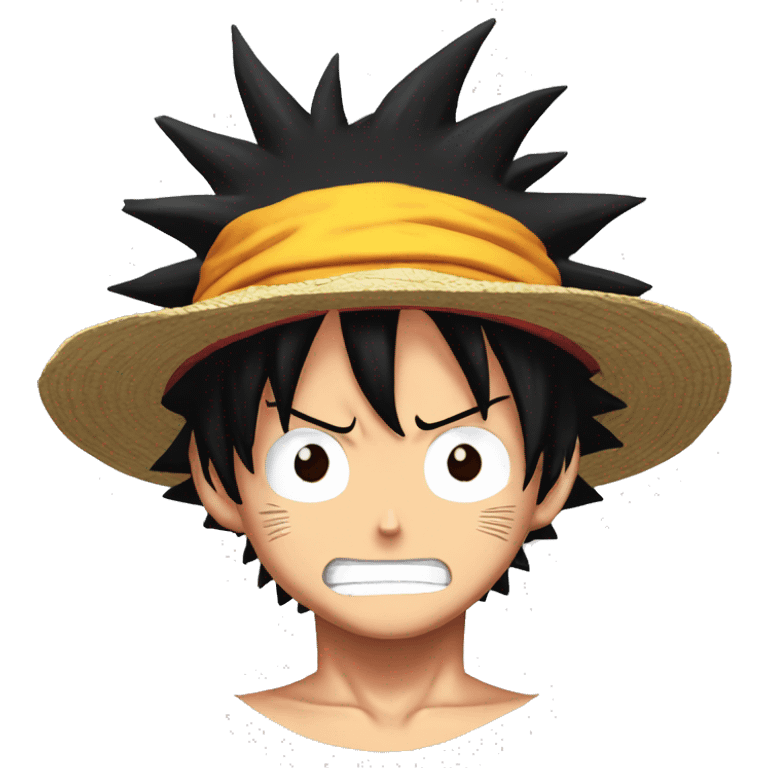 luffy gear 5th hair emoji