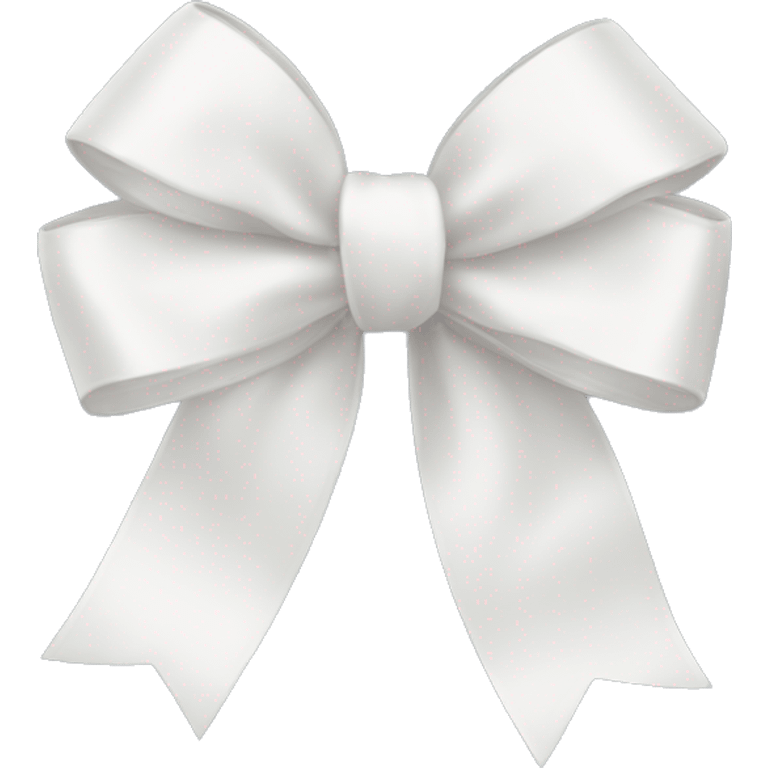 White ribbon bow emoji