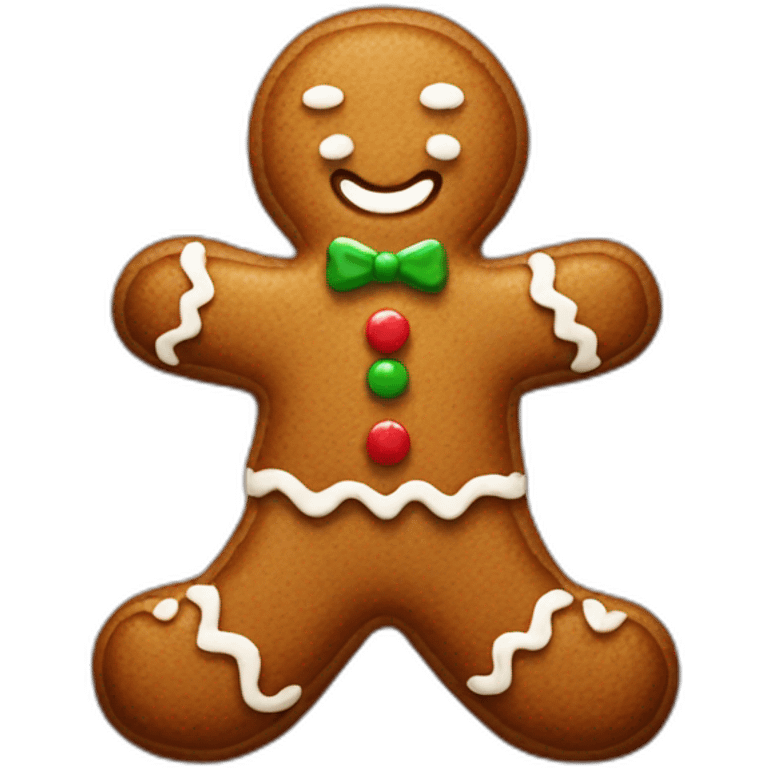 gingerbread man emoji