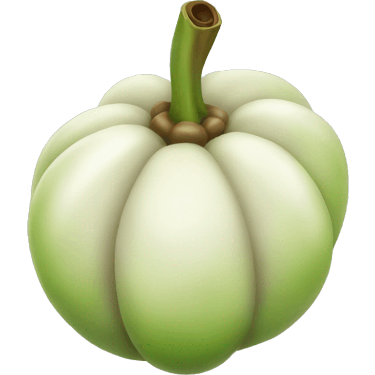 a single genipap fruit, detailed emoji