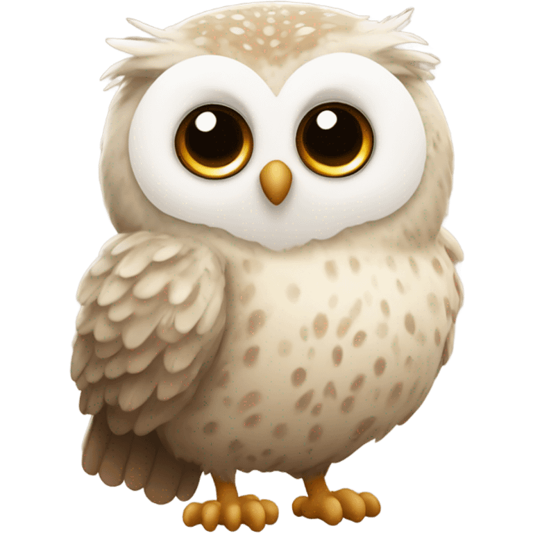 Cute owl emoji