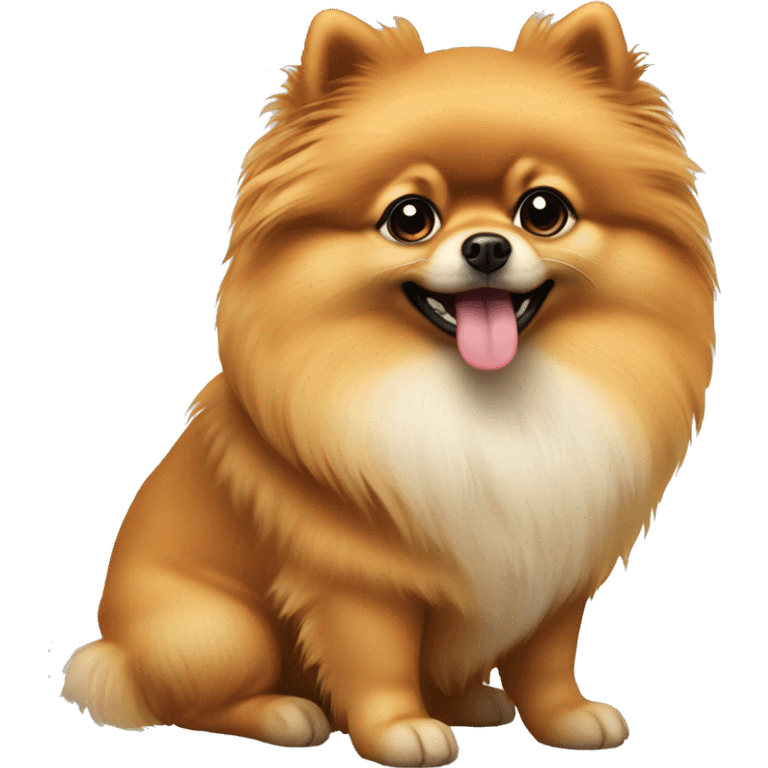 Pomeranian dog emoji