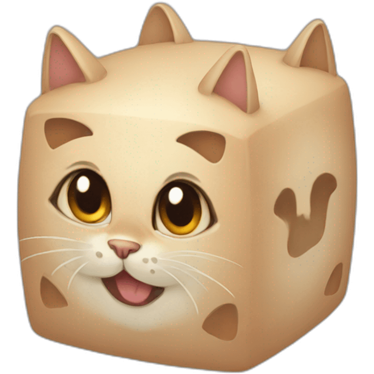 cat cube emoji