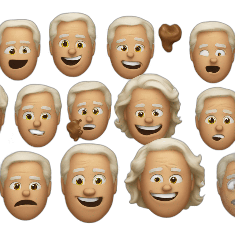 Joe biden turns into poop emoji emoji