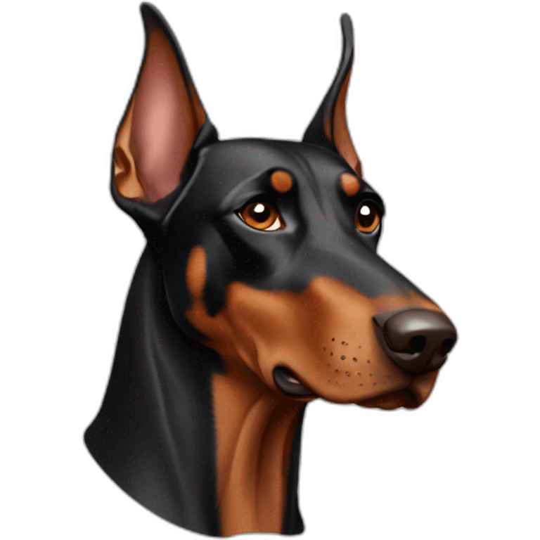 Doberman man emoji