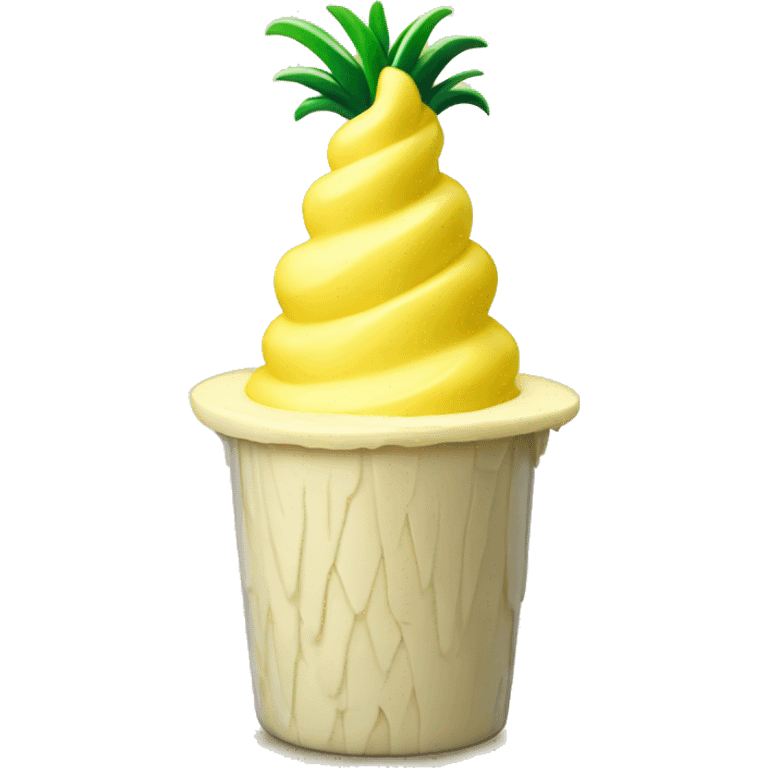 Dole whip from walt Disney world  emoji