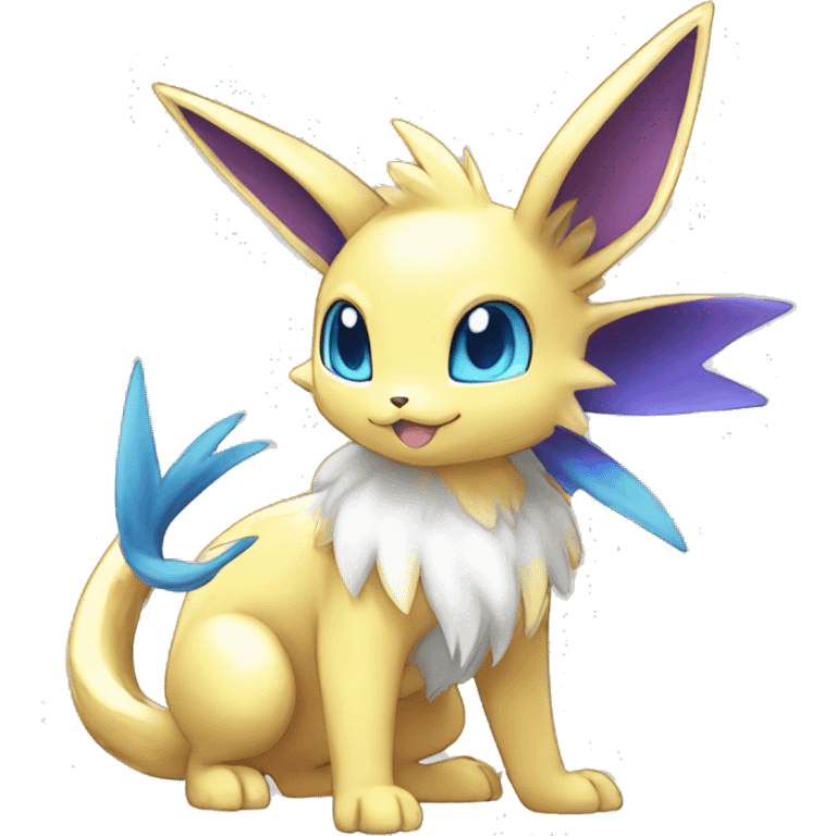 Shiny-Eeveelution-Cute-Fakemon-Dragon-Pokémon-fusion full body emoji