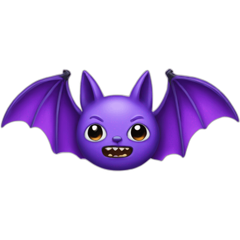 Purple bat emoji