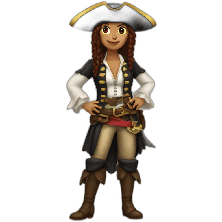 pirate female emoji