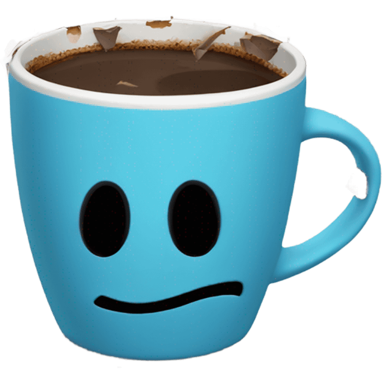 Broken coffee cup emoji