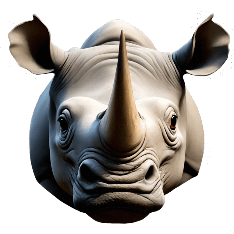 black rhino emoji