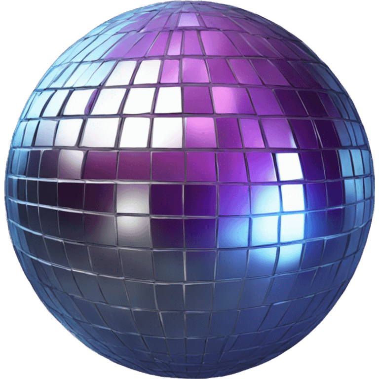 Disco Ball whit a now emoji