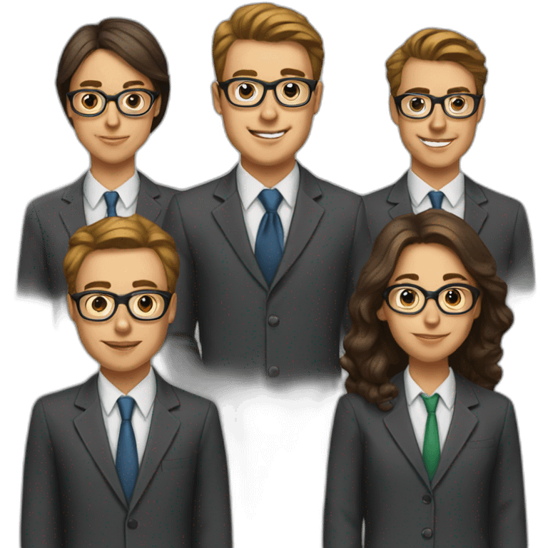 team of nerdy lawyers emoji