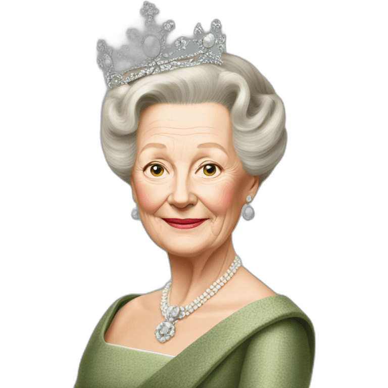 Queen Margrethe II of Denmark emoji