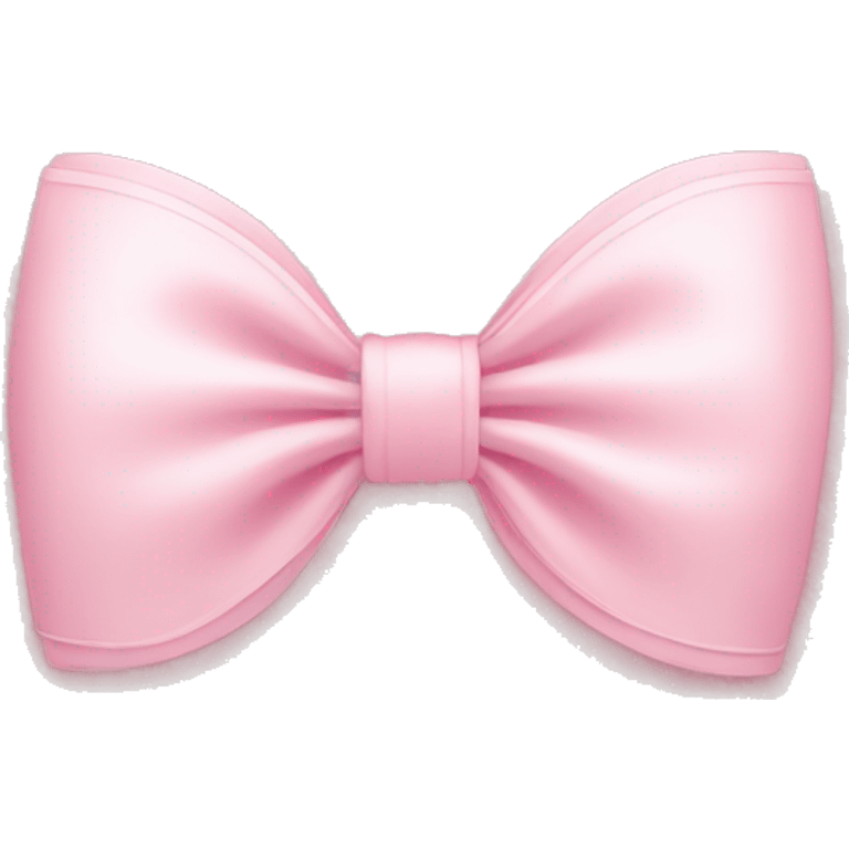 Bow light pink emoji