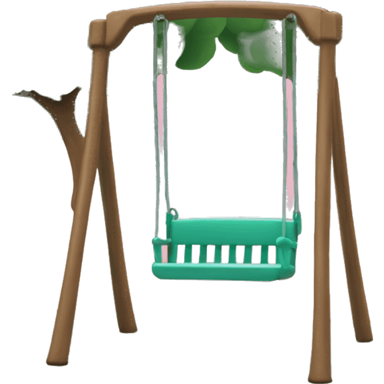 a swing from a childrens playpark emoji