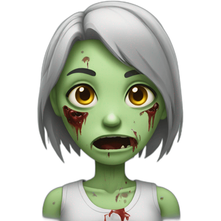 zombie girl emoji