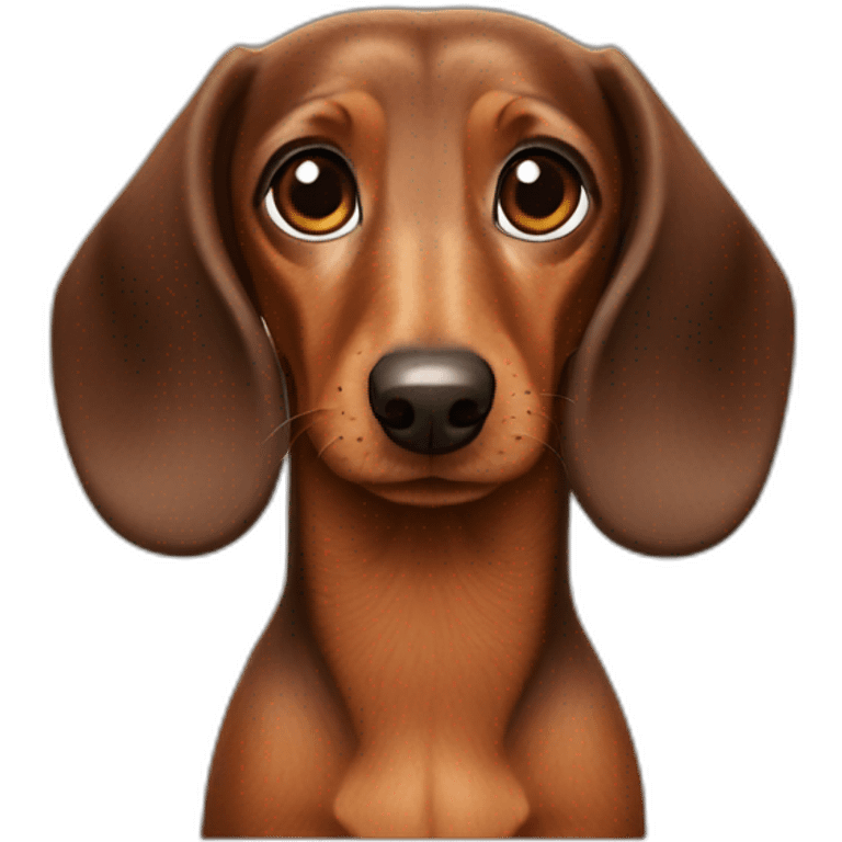 Hard hair kaninchen dachshund emoji