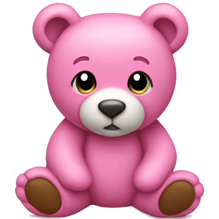 pink teddy bear ios emoji