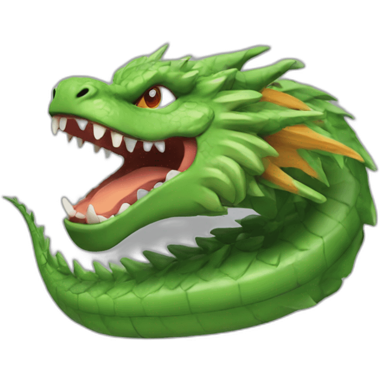 Shenglong from dragon ball inspired dragon emoticon series emoji