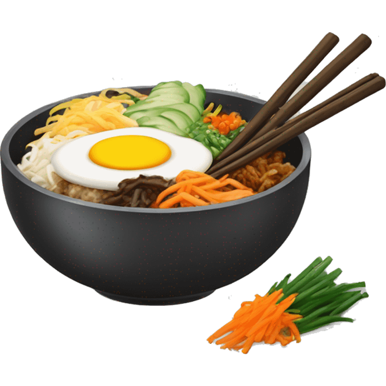 korean bibimbap emoji