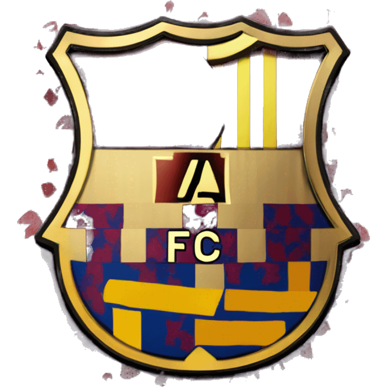 Fc Barcelona logo emoji