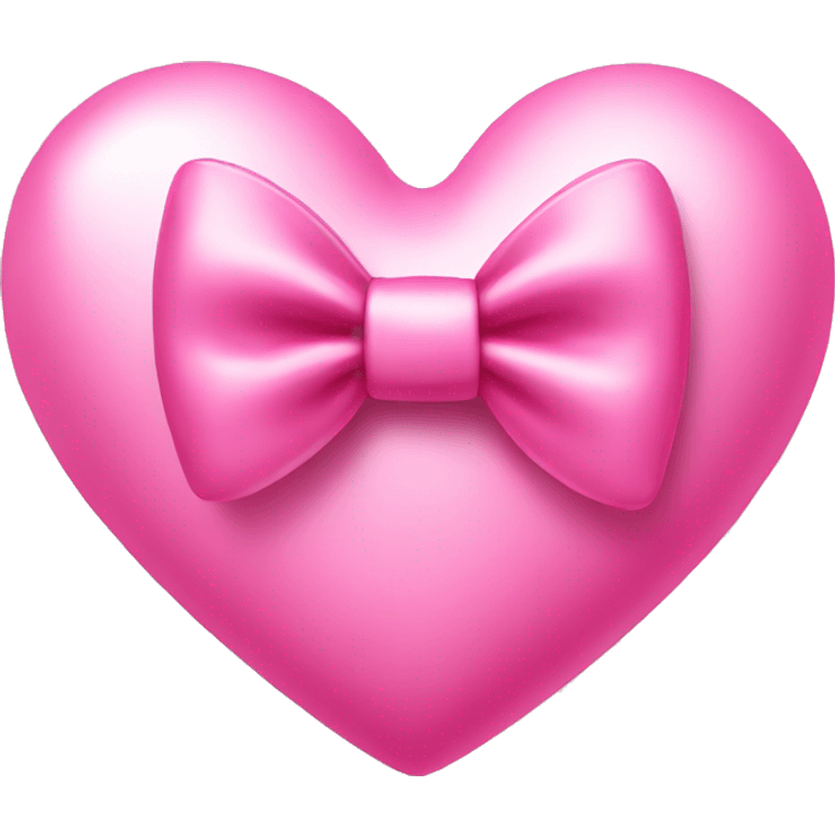 pink heart with bow emoji