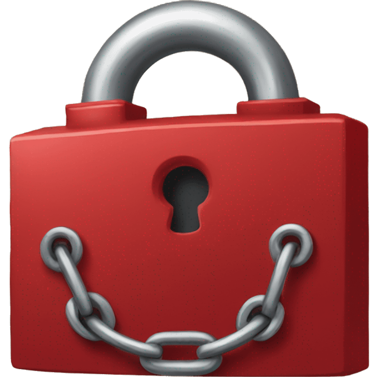 red padlock emoji