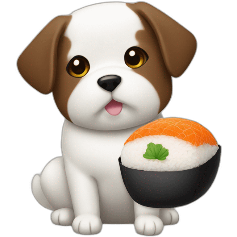 Onigiri-dog emoji