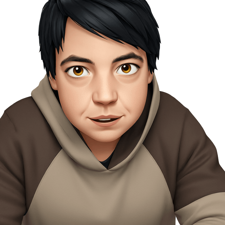 boy with black hair portrait emoji