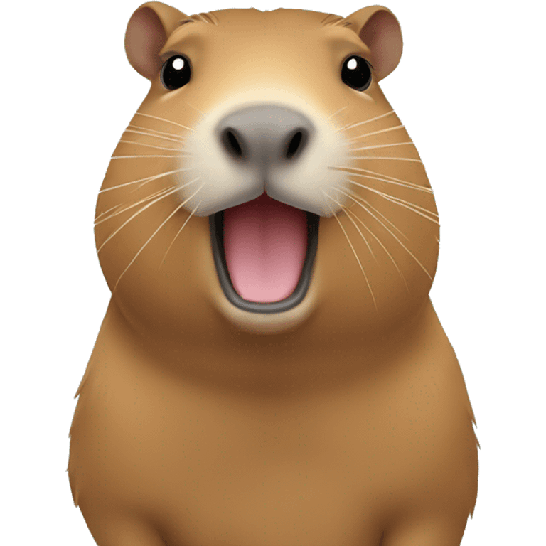 Capybara sing  emoji