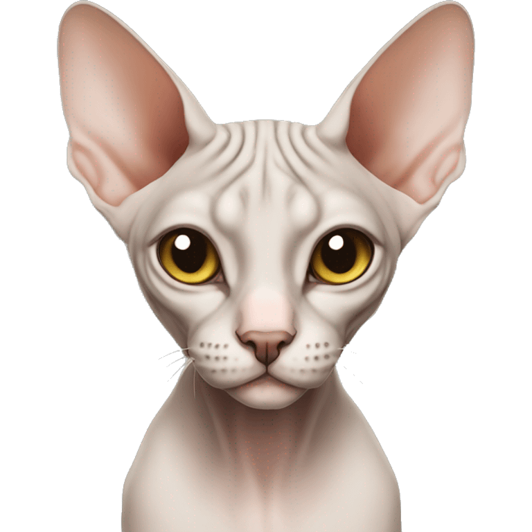 Sphynx cat emoji