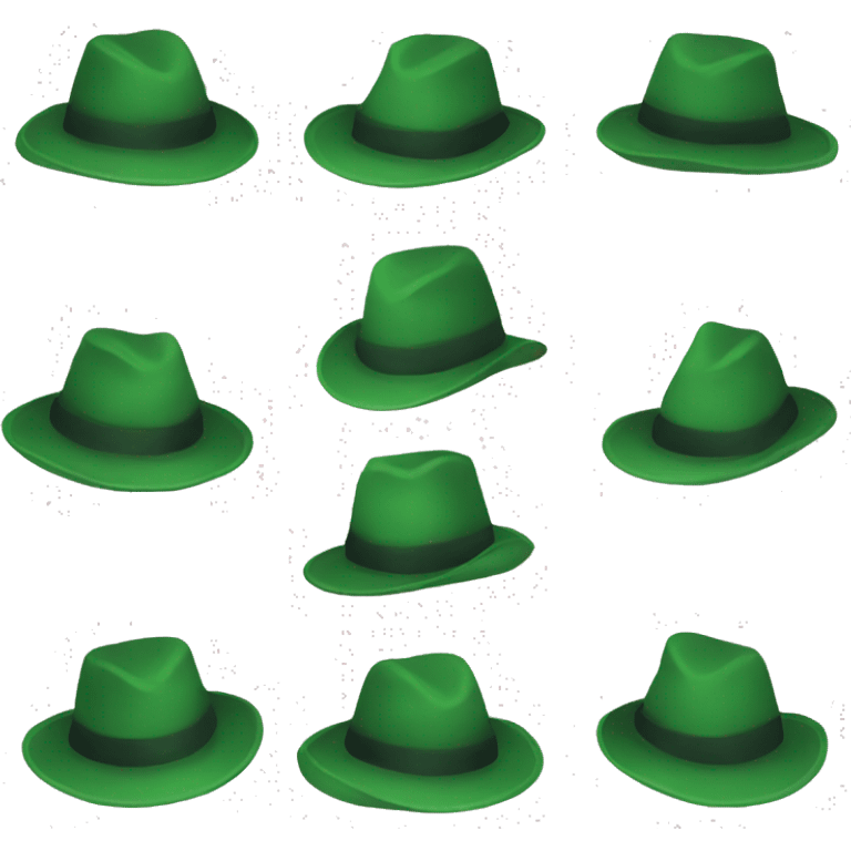 Green hat emoji