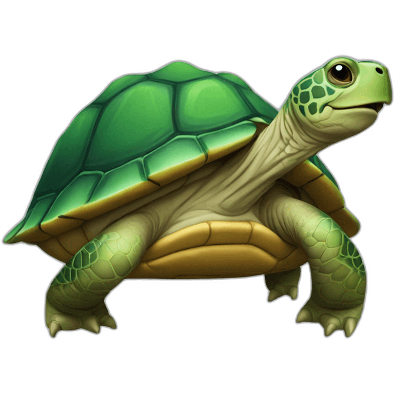 tortue motivée emoji